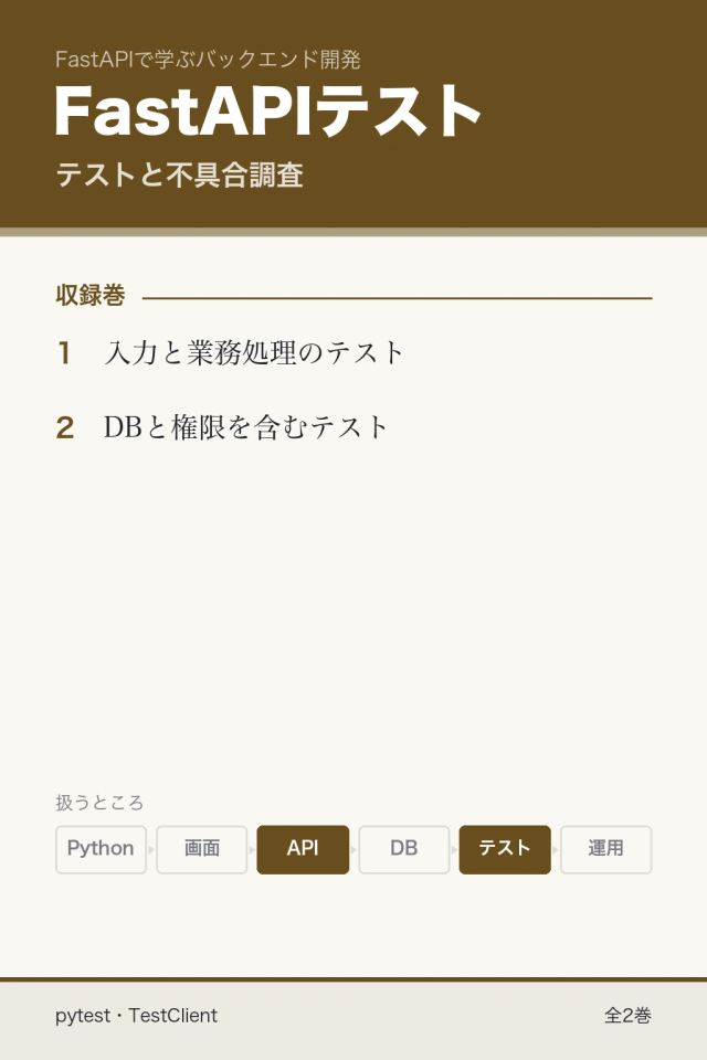 FastAPIのテストと不具合調査