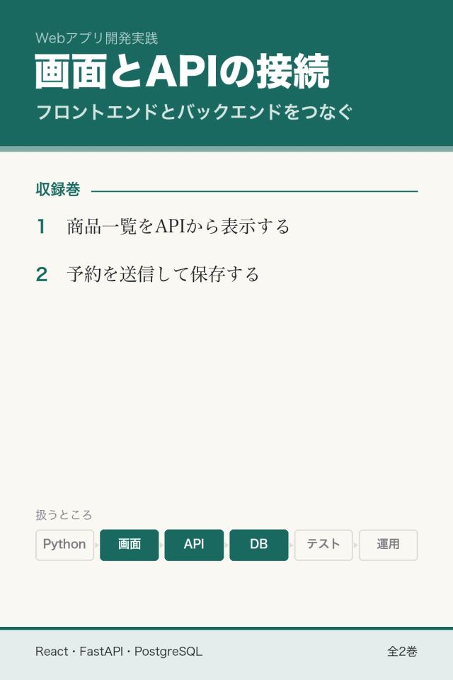 フロントエンドとバックエンドをつなぐ
