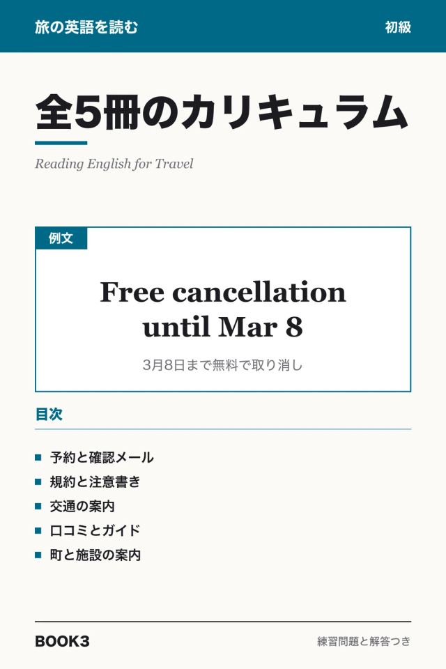 旅の英語を読む