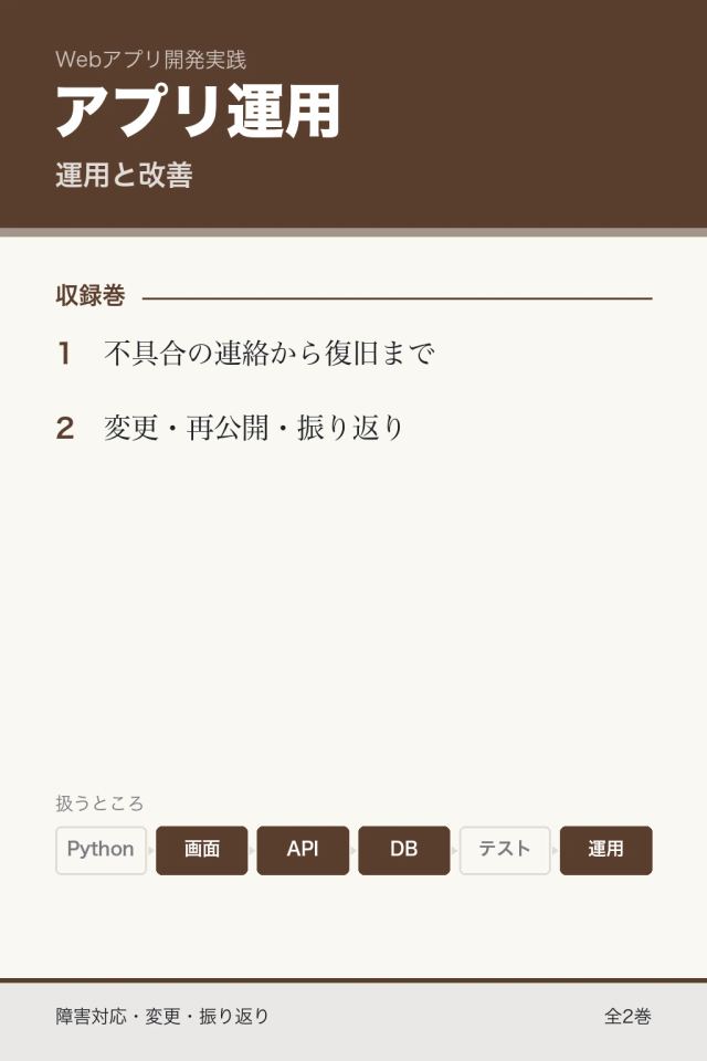 公開したアプリを運用・改善する