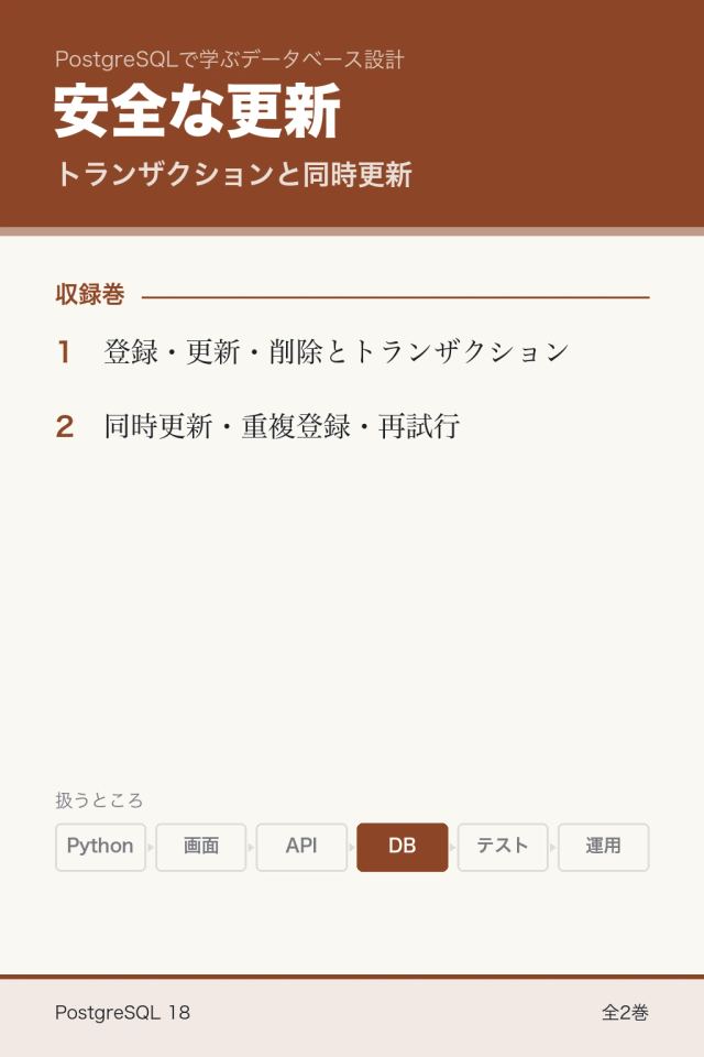 データを安全に更新する